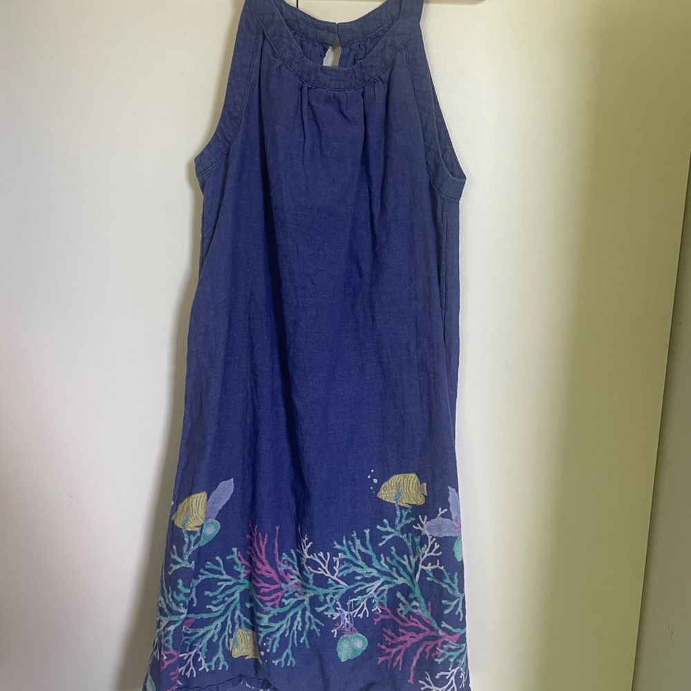 Y2K 2013 Old Navy Blue Sundress Size 8 girls